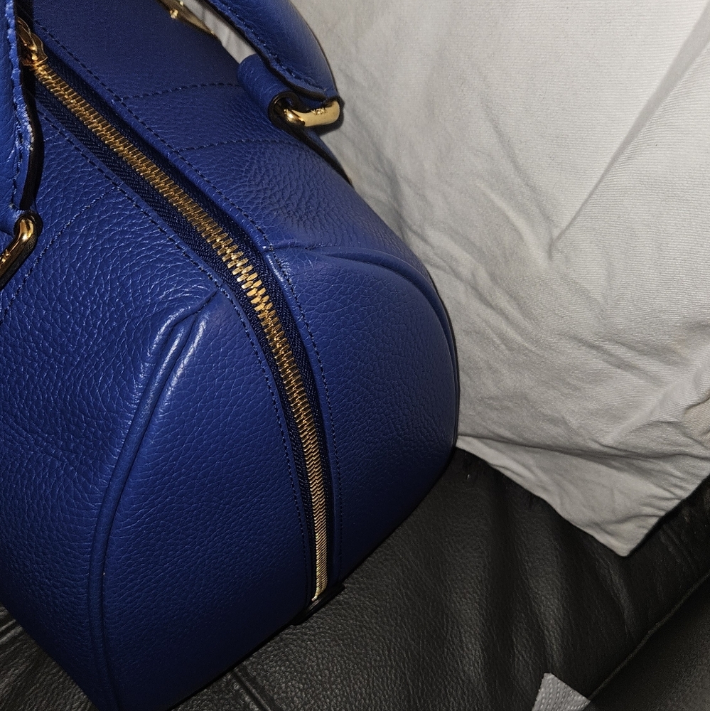 MCM Blue Boston Bag - Picture 8 of 8